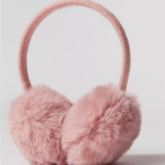 Urban Outfitters Faux Fur Earmuffs NWT - Pink - Picture 3 of 6
